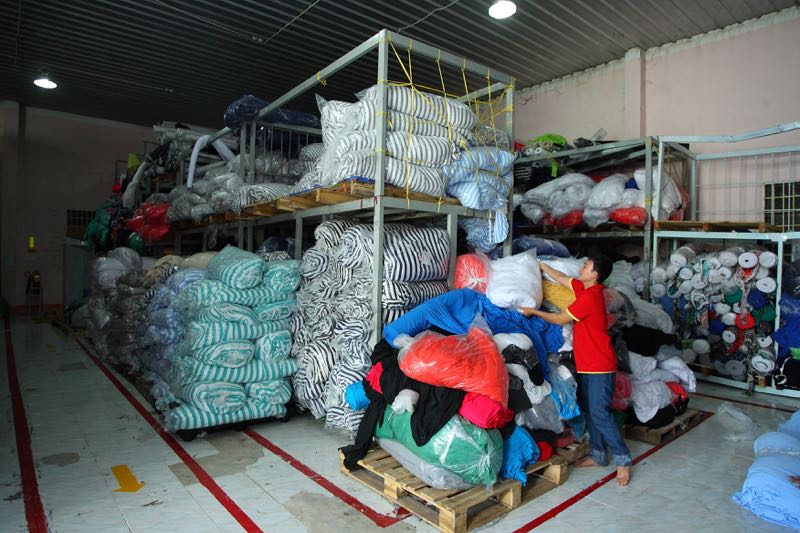Fabric Warehouse in HCMC